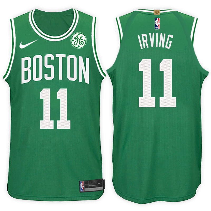 Men Boston Celtics 11 Kyrie Irving Green NBA Jersey